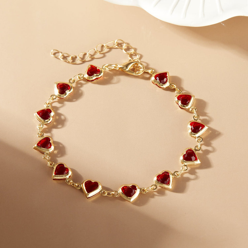 Heart Diseño De Lujo Pulsera de Cadena