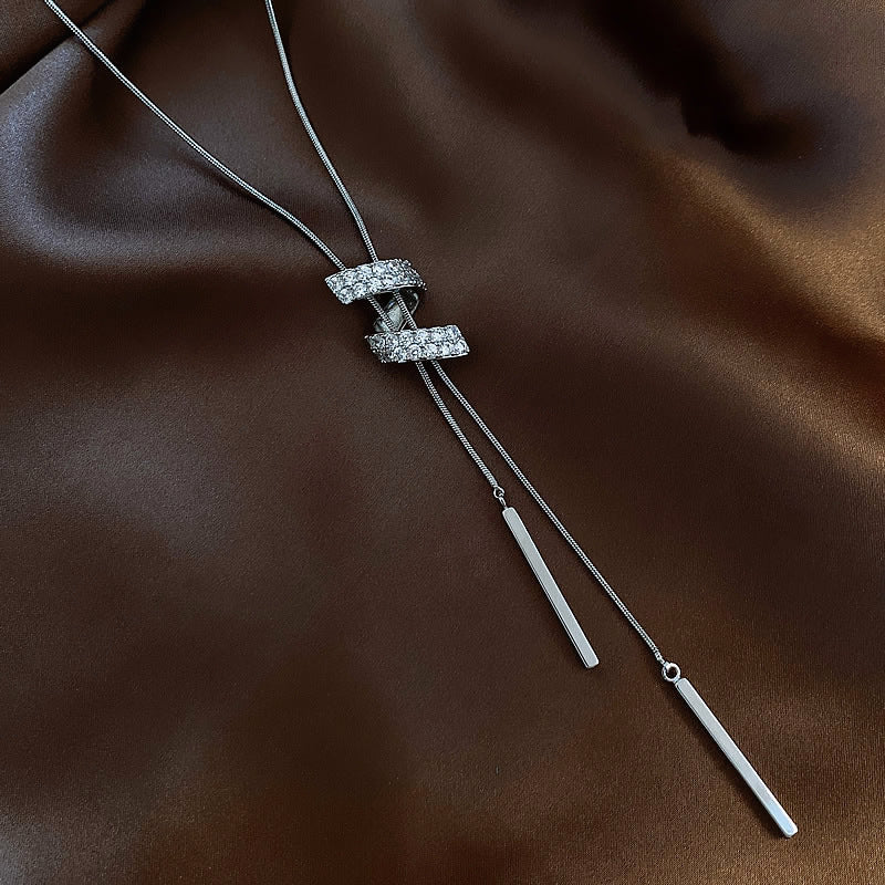 Ajustable Espiral Drop En Capas Collar