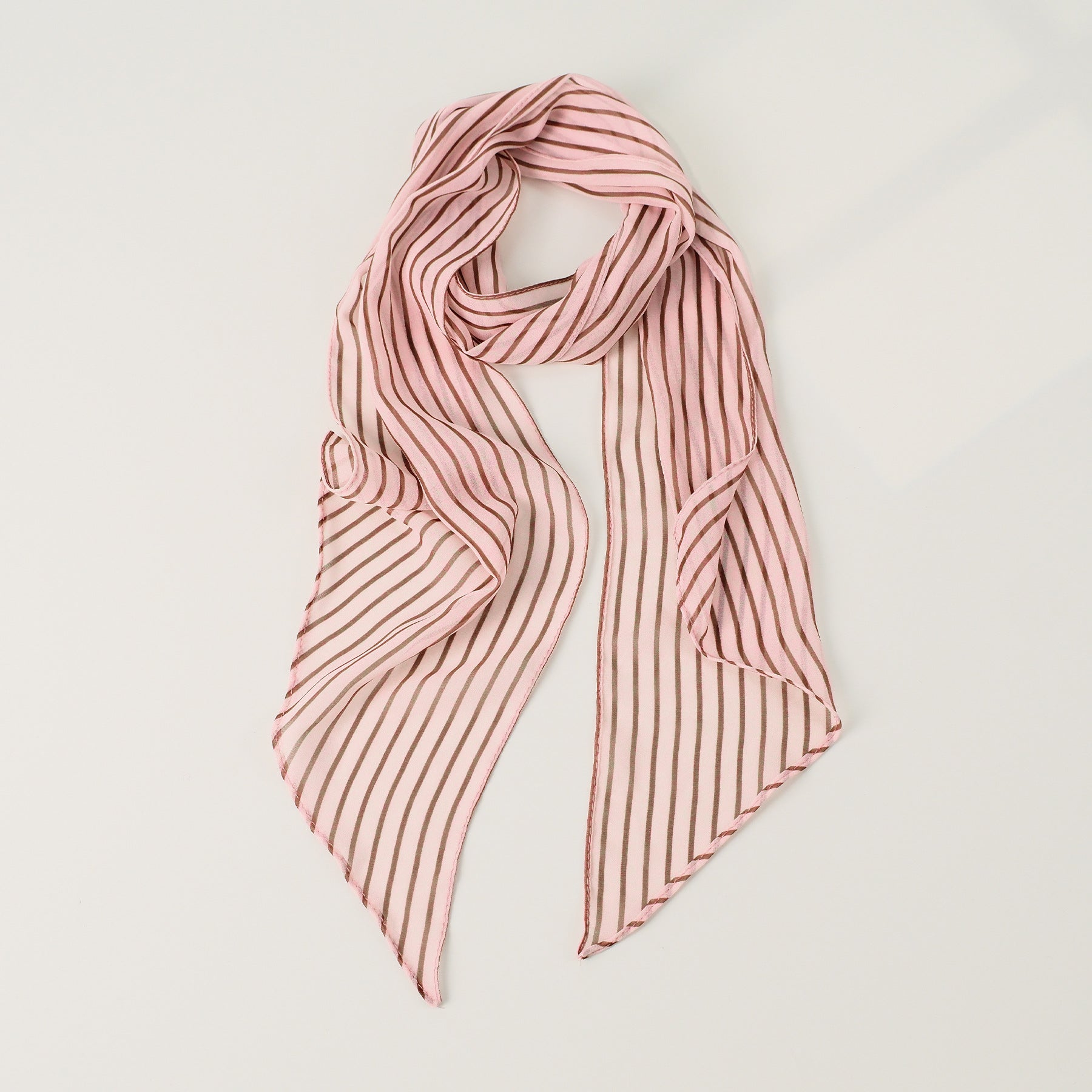 Striped Long Lightweight Sun Protection Scarf