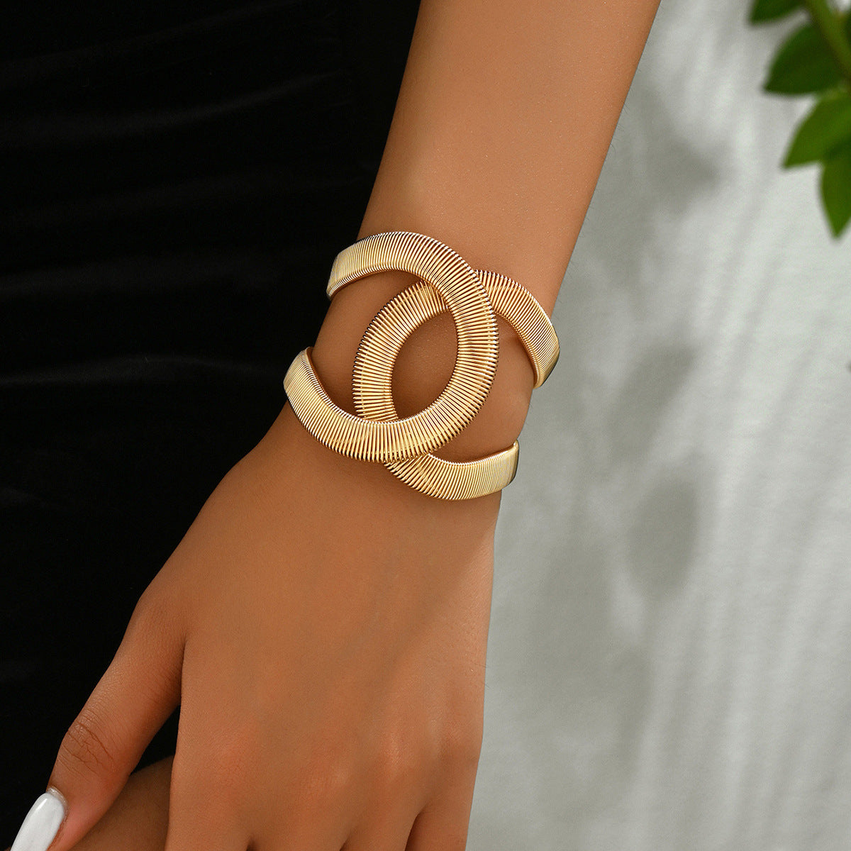 Exagerado En Espiral Envolvente Brazalete