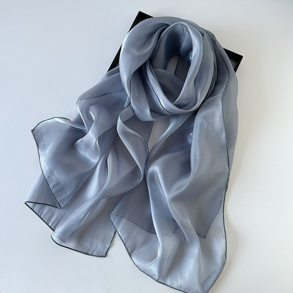 Organza Sheer Glossy Elegant Head Scarf
