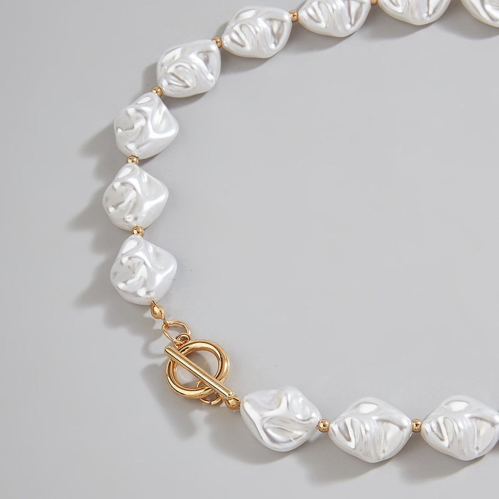 Vintage Barroco Perla Irregular Collar Statement