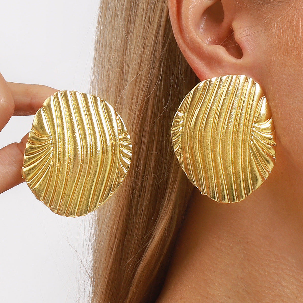 Minimalista Lineal Geométrico Aretes