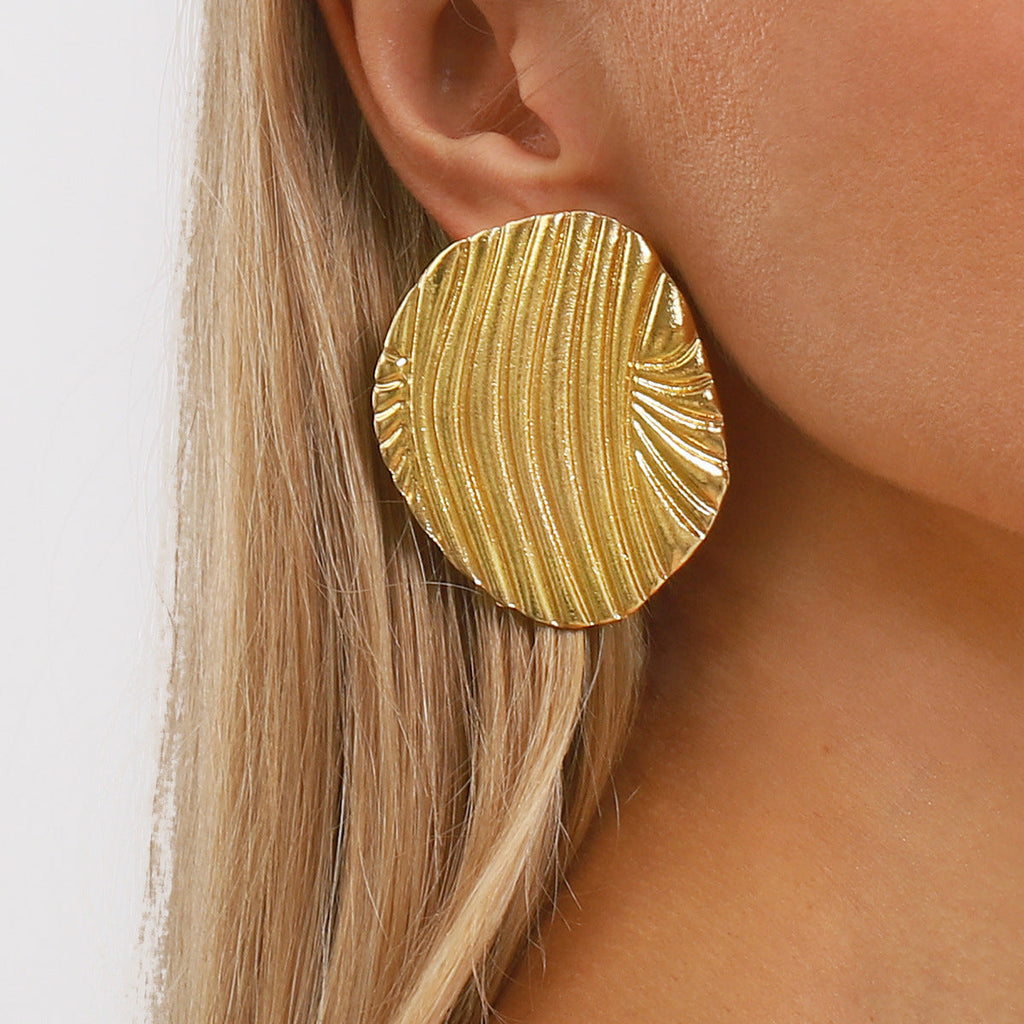 Minimalista Lineal Geométrico Aretes