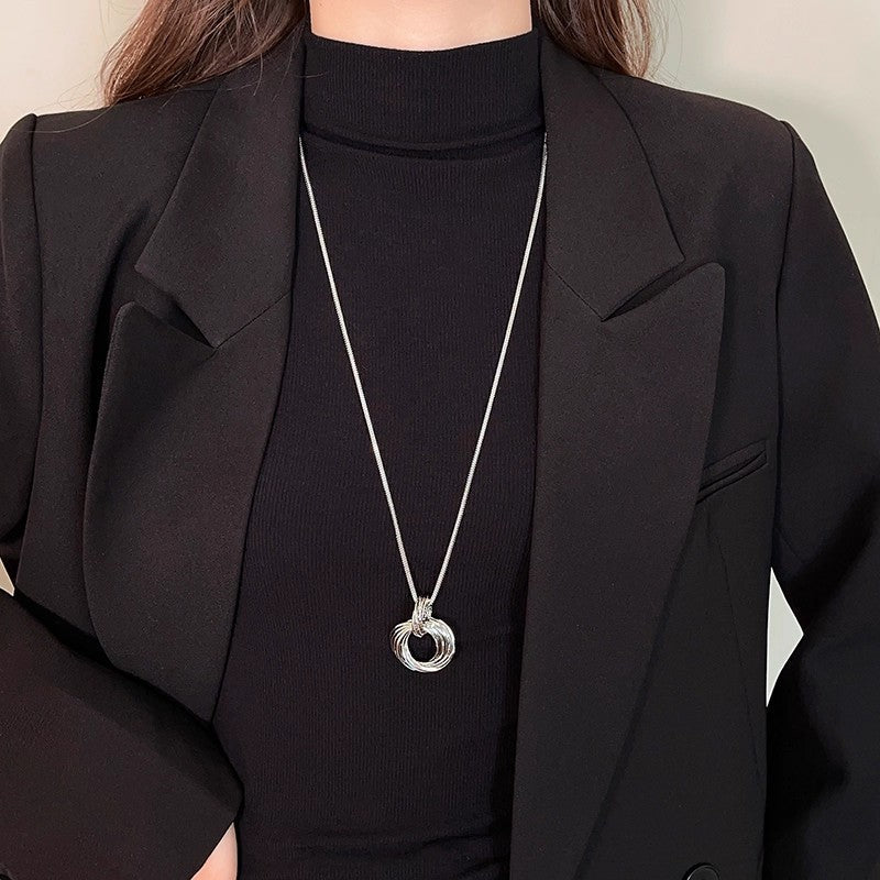 Envolvente Colgante Circular En Capas Collar