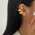 Abstracto Espiral Puño Sin Piercing Aretes