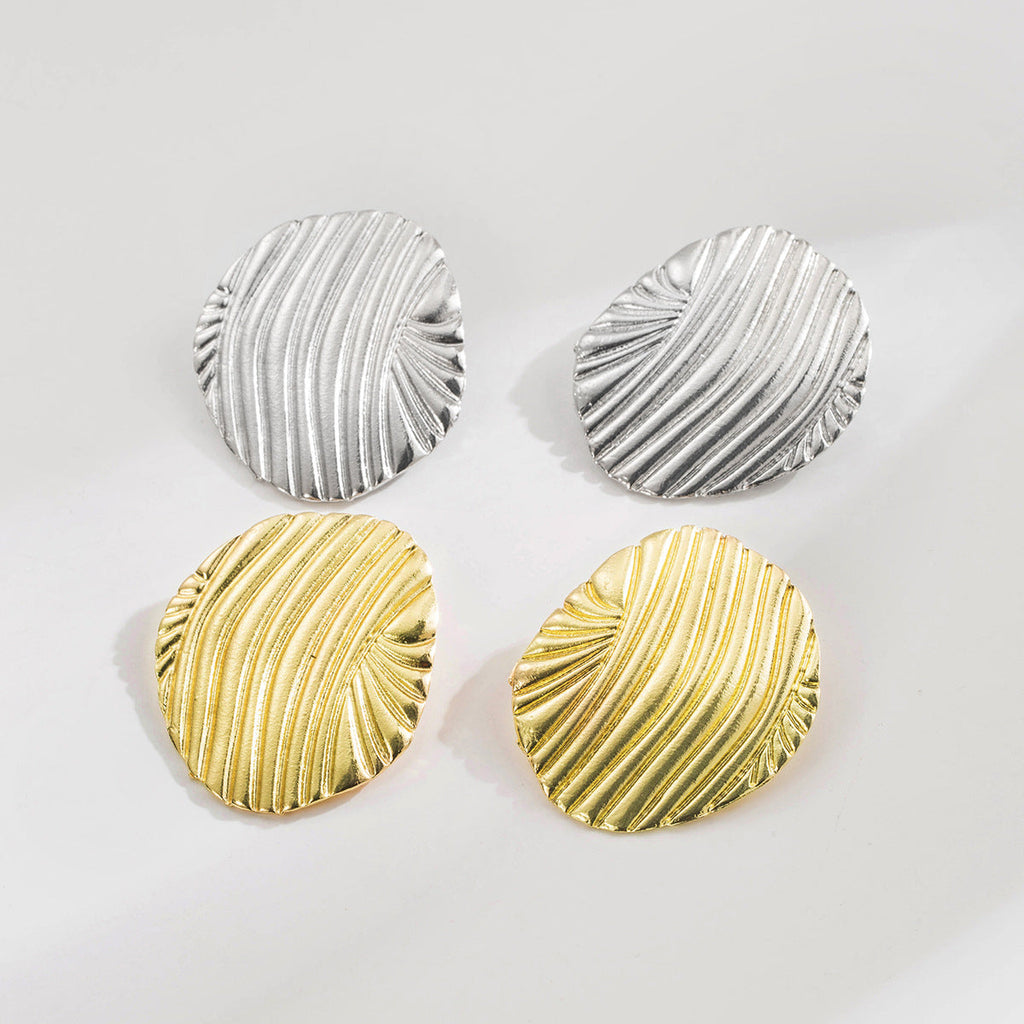 Minimalista Lineal Geométrico Aretes