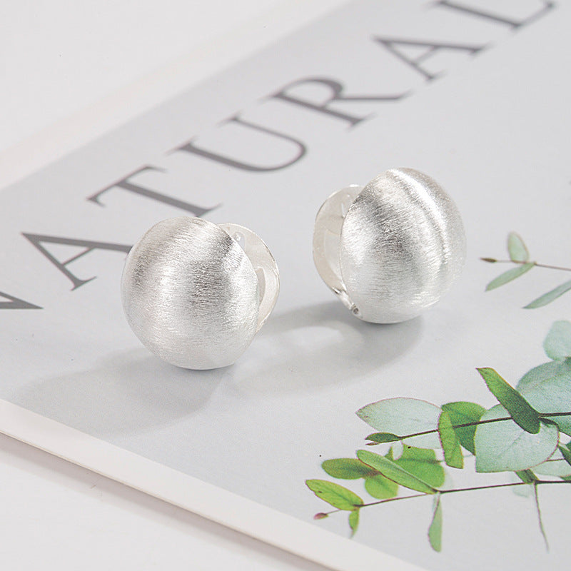Minimalista Con Textura de Gala Aretes tipo Cuff