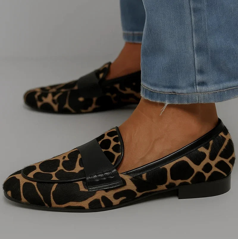Sofía | Mocasines elegantes con estampado de leopardo