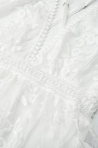 Deep V Floral Lace Cami Boho Dress