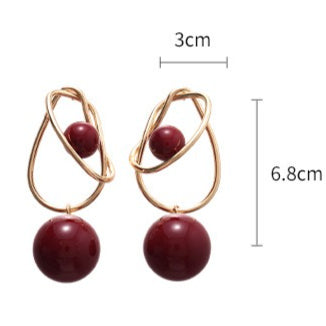 Acrílico Geométrico Sphere Envolvente Aretes