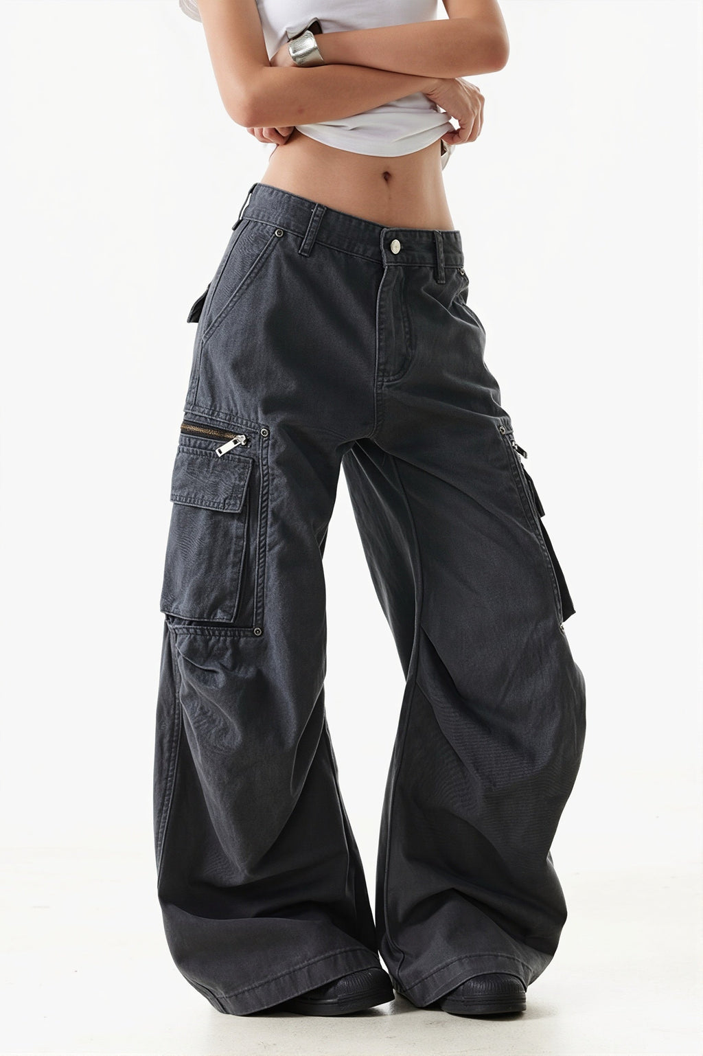 Multi Pocket Relaxed Cargo Pants