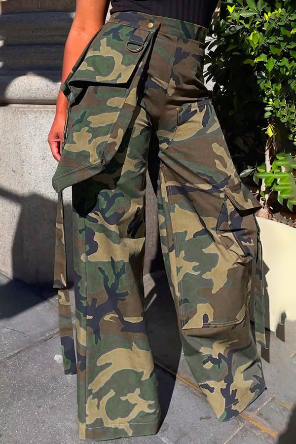 Casual Camo Multi-Pocket Cargo Pant