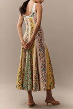 Halter Floral Printed Boho Dress