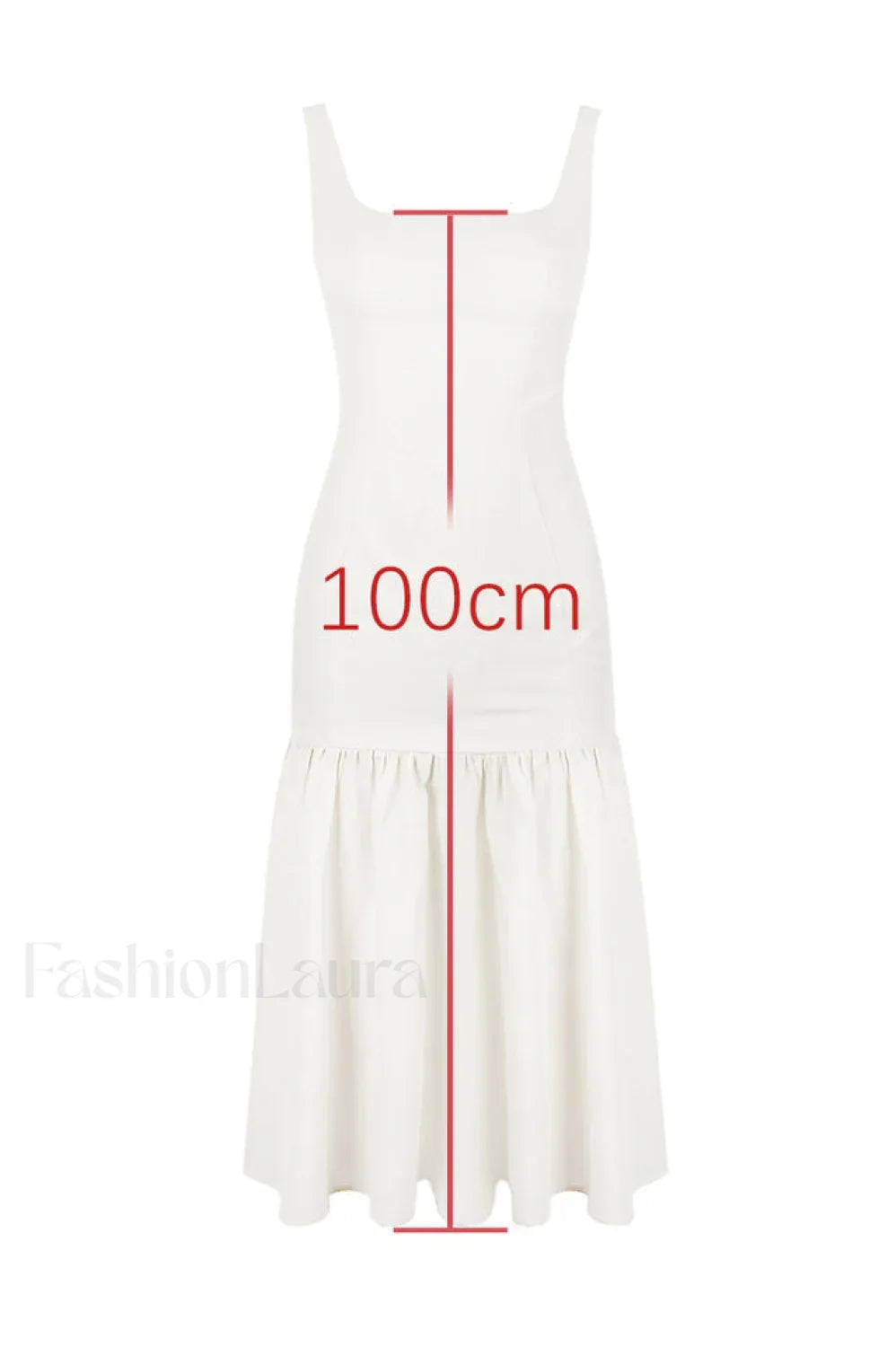 Vestido Midi Amore con Cintura Caída