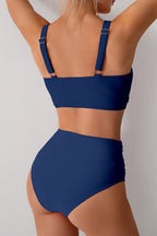 Conjunto de Baño de Talle Alto y Color Liso