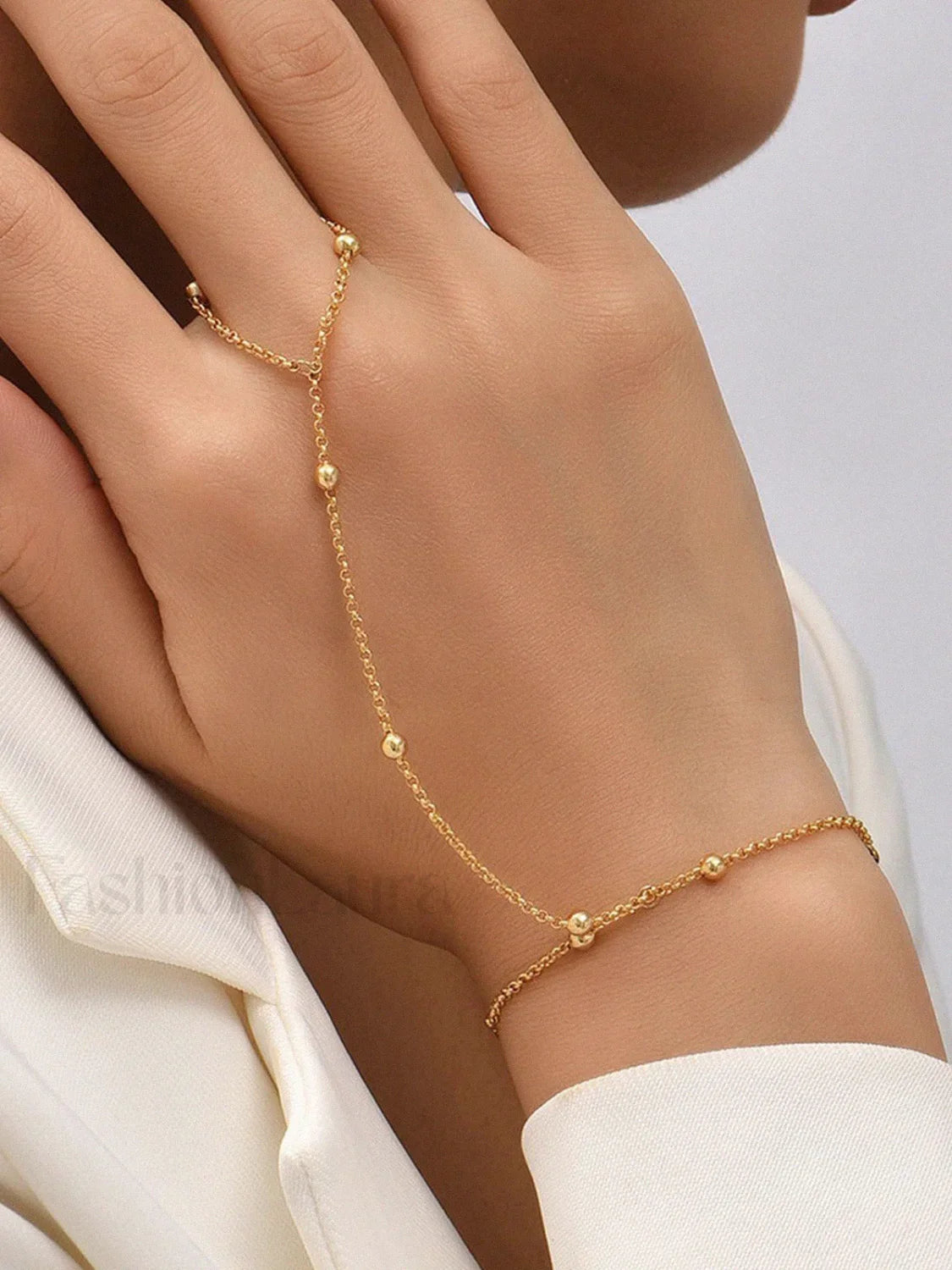 Cuenta Con Cadena Mittens Pulsera
