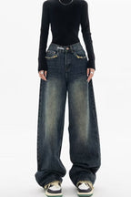 High Rise Loose Fit Vintage Jeans