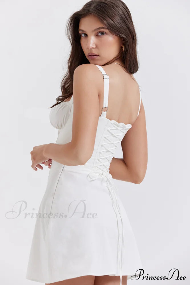 Vestido corto corsé «Carlotta»
