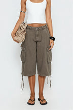Camo Cargo Bermuda Pants