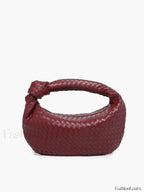 Bolso de Hombro Trenzado con Nudo Tipo Croissant