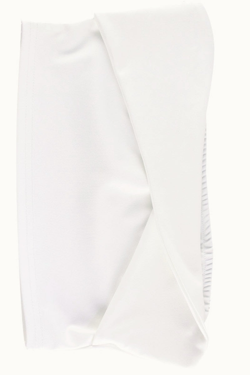 Sexy Strapless Crop Top Straight Leg Pants Set