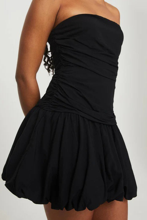 Sin Tirantes Ajustado Vestido Mini de Fiesta