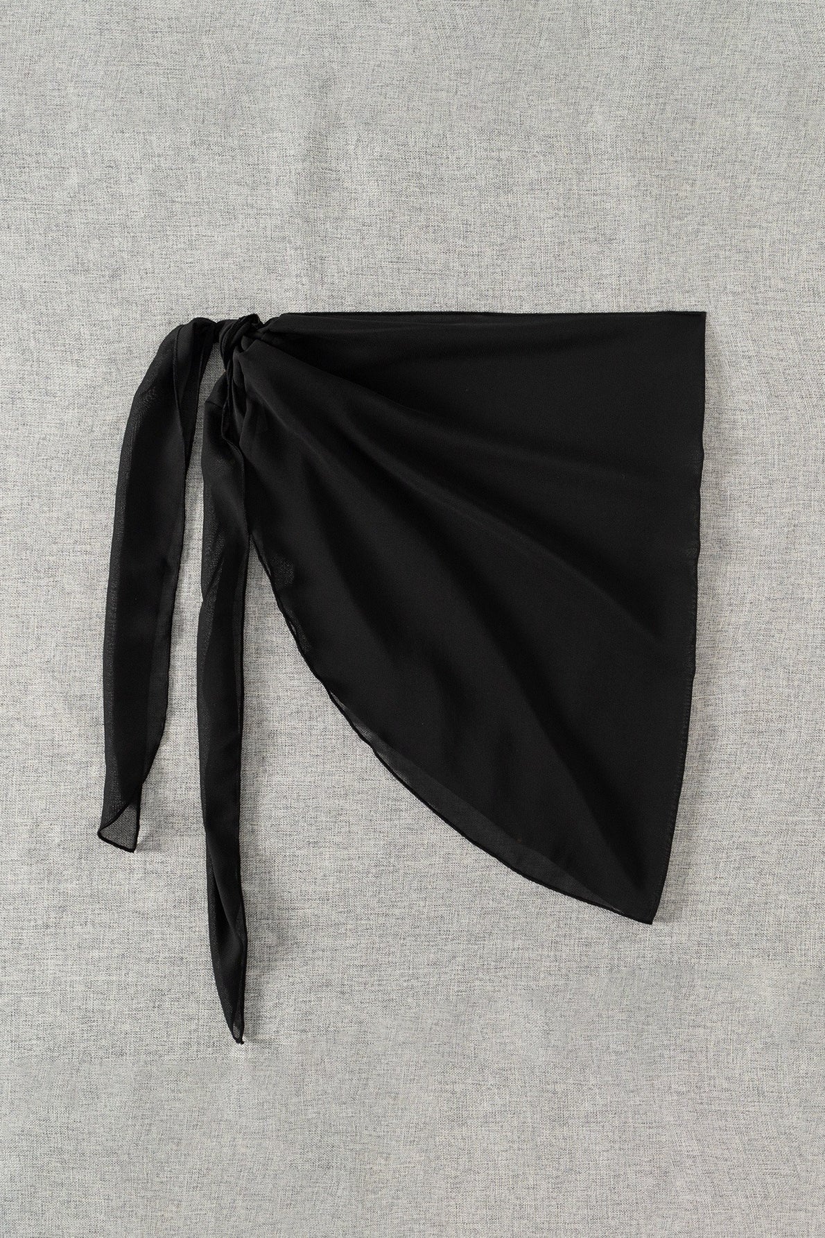 Mesh Shell Detail Beach Wrap Sarong Cover Up