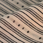Retro striped cotton triangular scarf