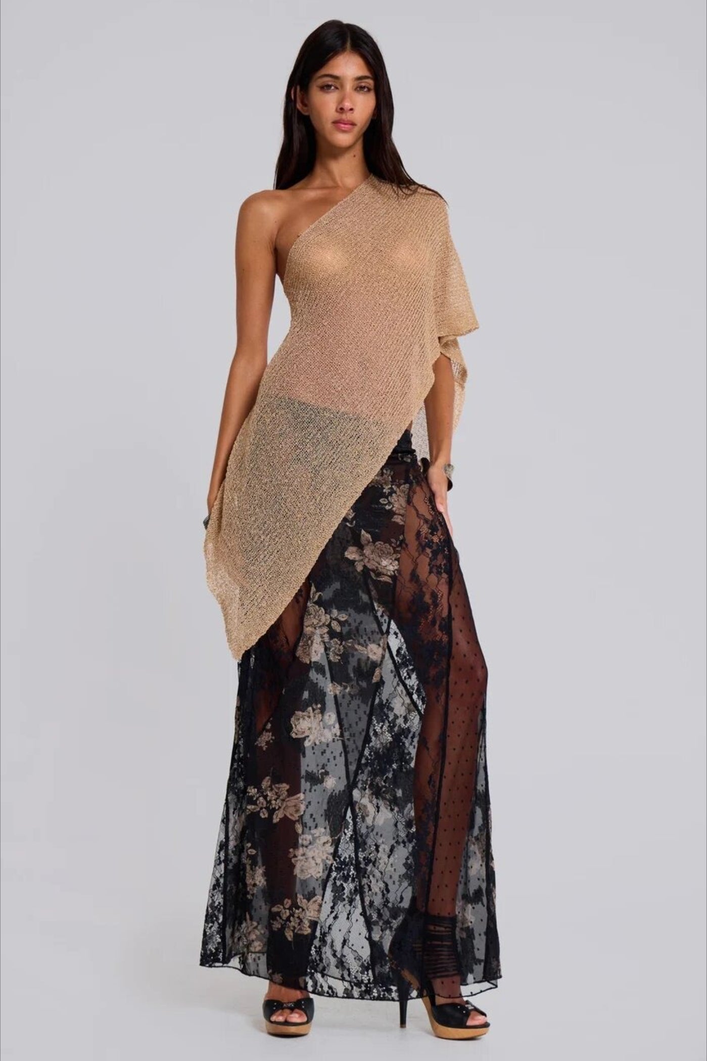 Crochet Hollow Knit Multi Way Cover Up Crop Top