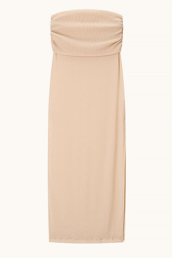 Sexy Sleeveless Crop Maxi Skirt Set