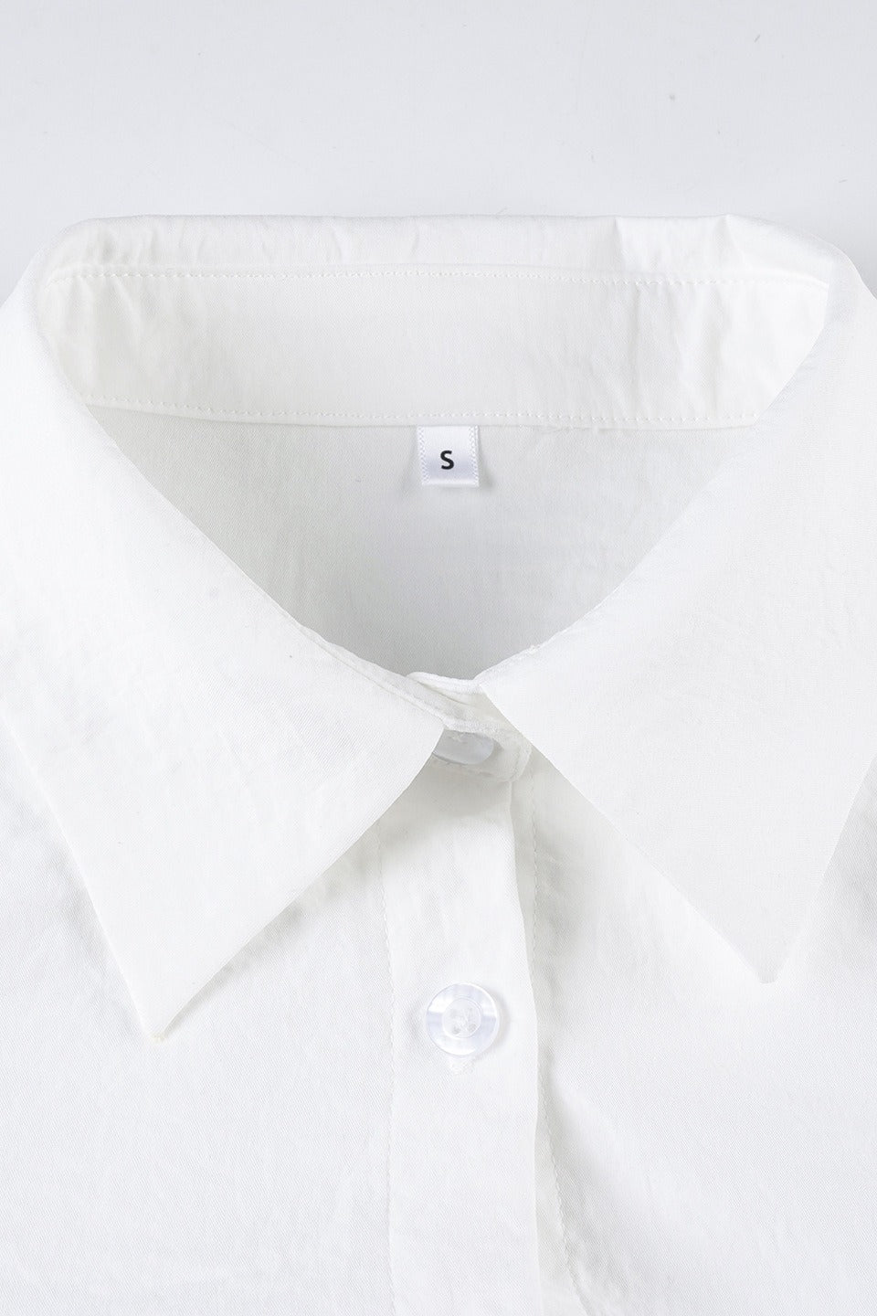 Marca la Cintura Manga Acampanada Blusa
