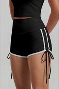 Color Block High Rise Sculpting Shorts