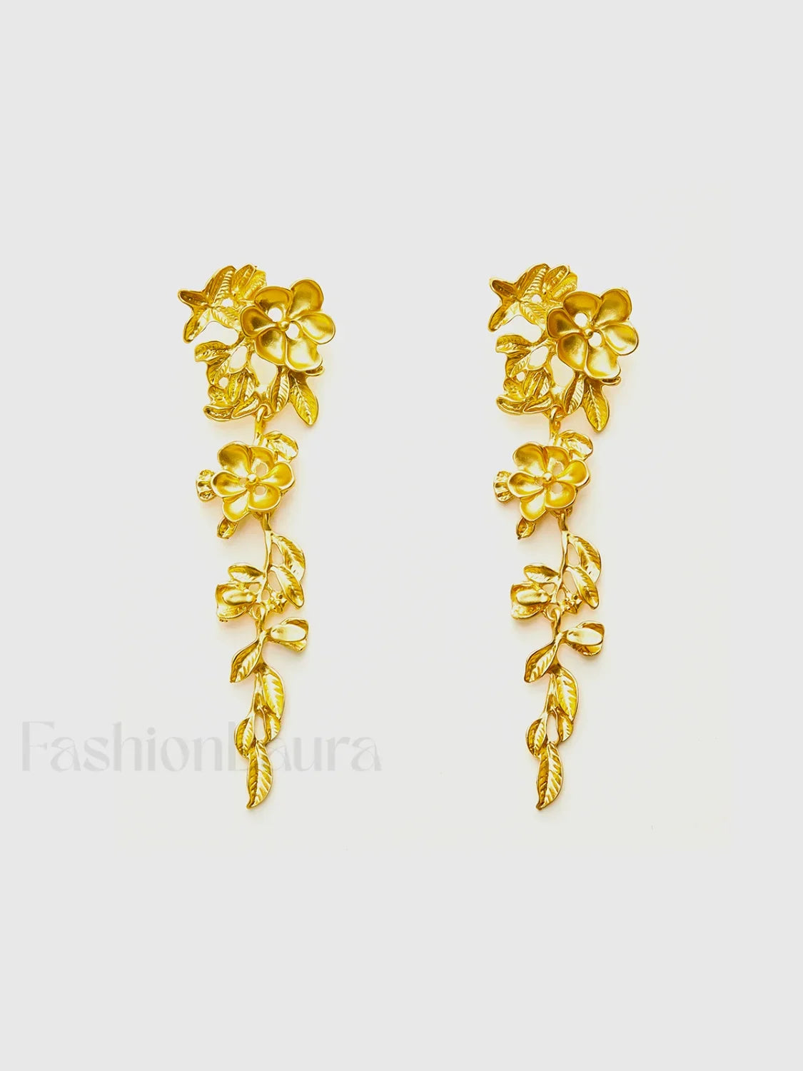 Floral Fringed Aretes