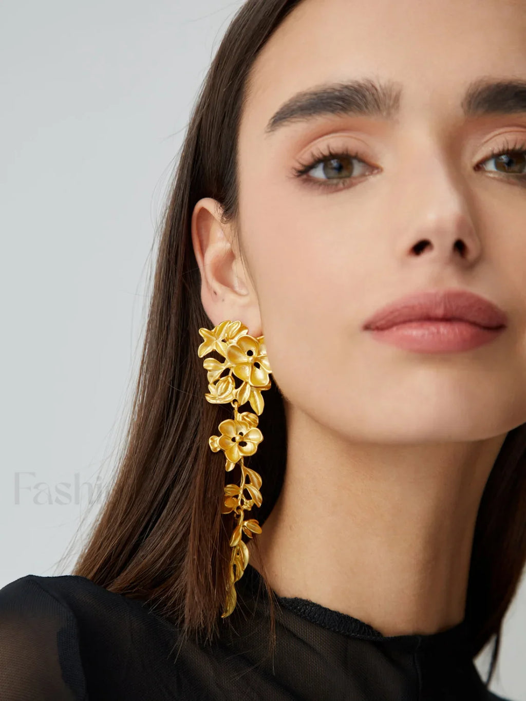 Floral Fringed Aretes