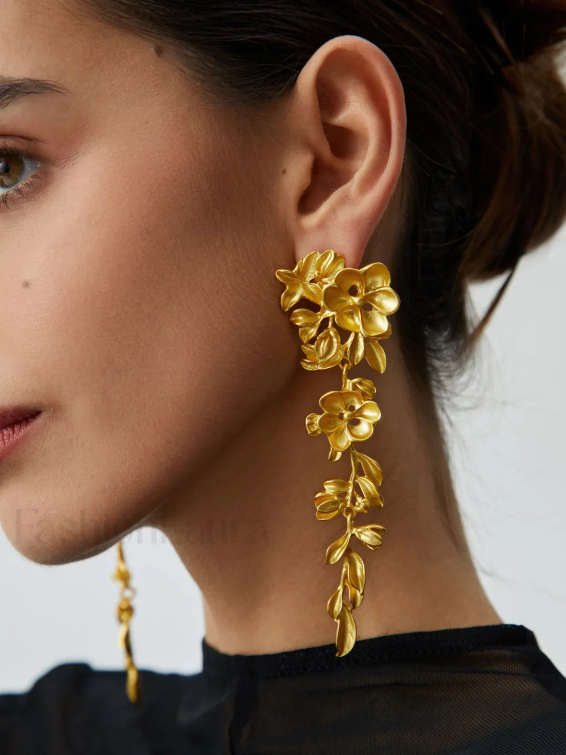 Floral Fringed Aretes