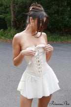 Vestido corto corsé sin tirantes «Jacqueline»