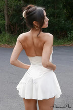 Vestido corto corsé sin tirantes «Jacqueline»