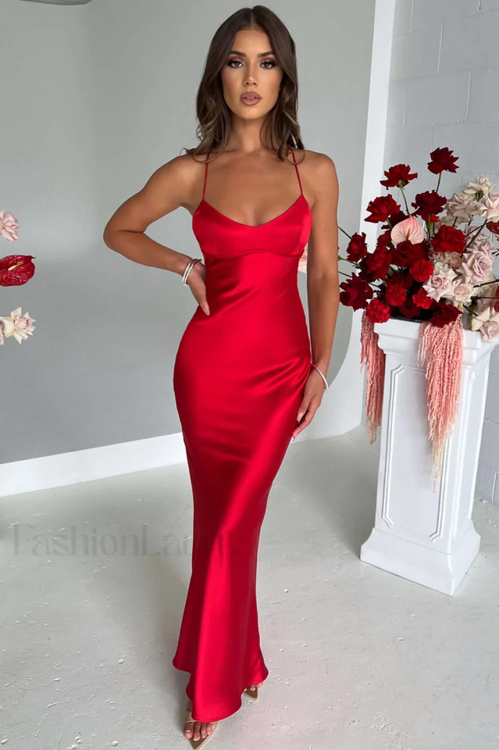 Malika Elegante Vestido Maxi