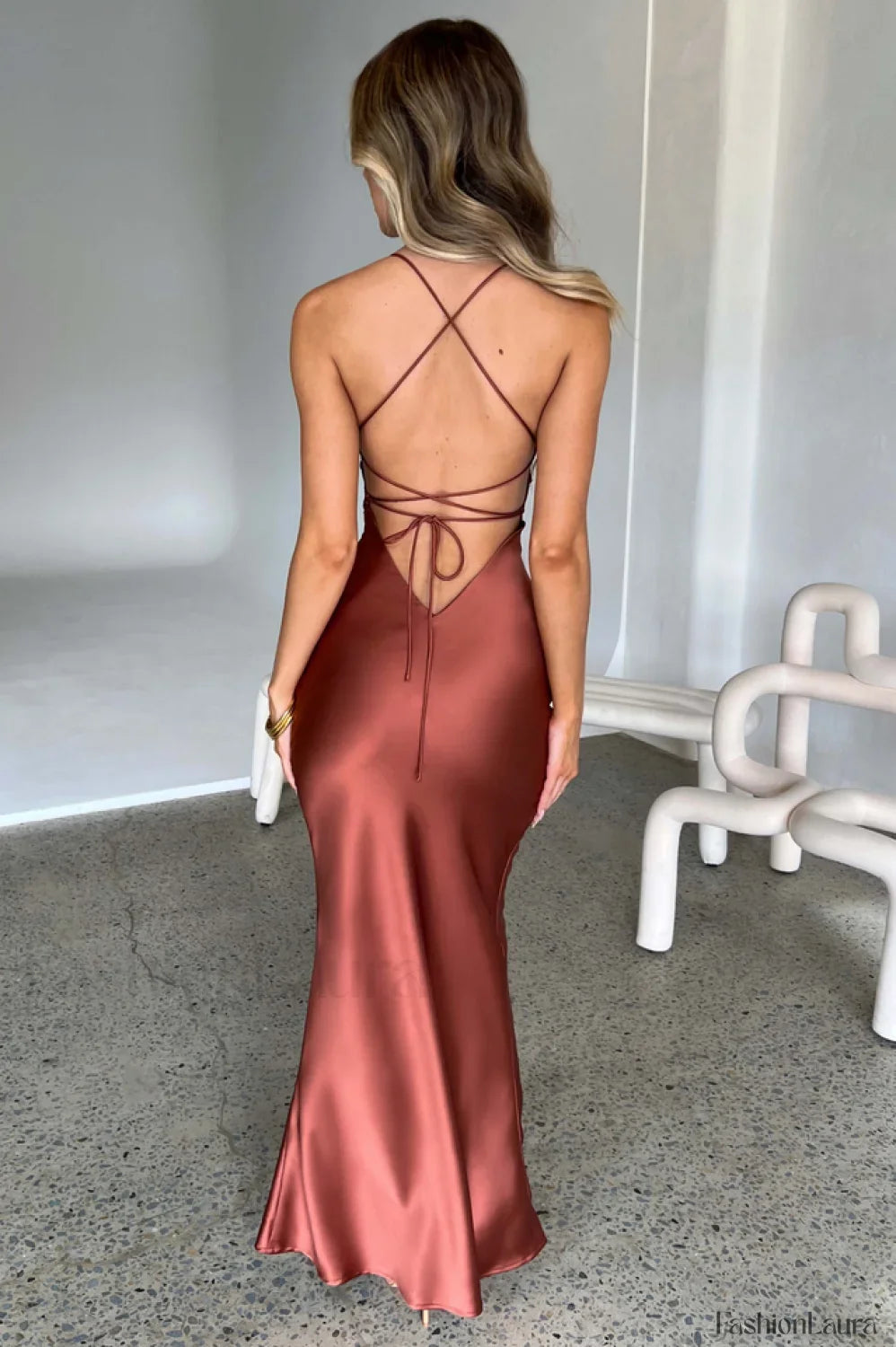 Malika Elegante Vestido Maxi