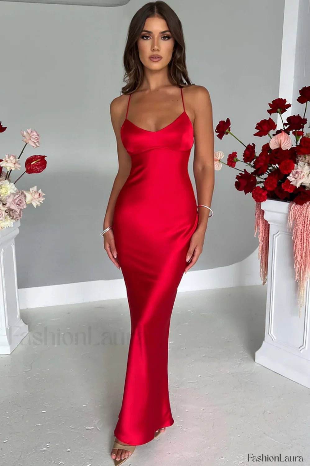 Malika Elegante Vestido Maxi