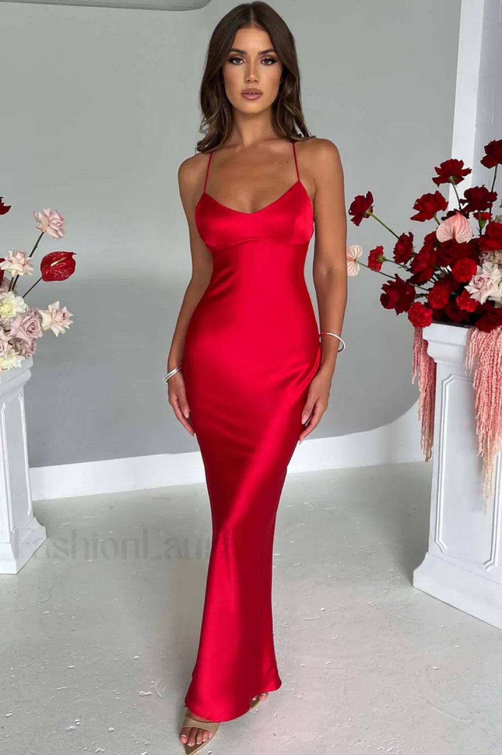 Malika Elegante Vestido Maxi