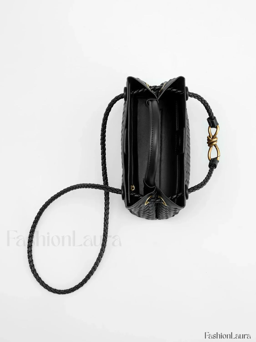Metal Twist Detail Handle Bag