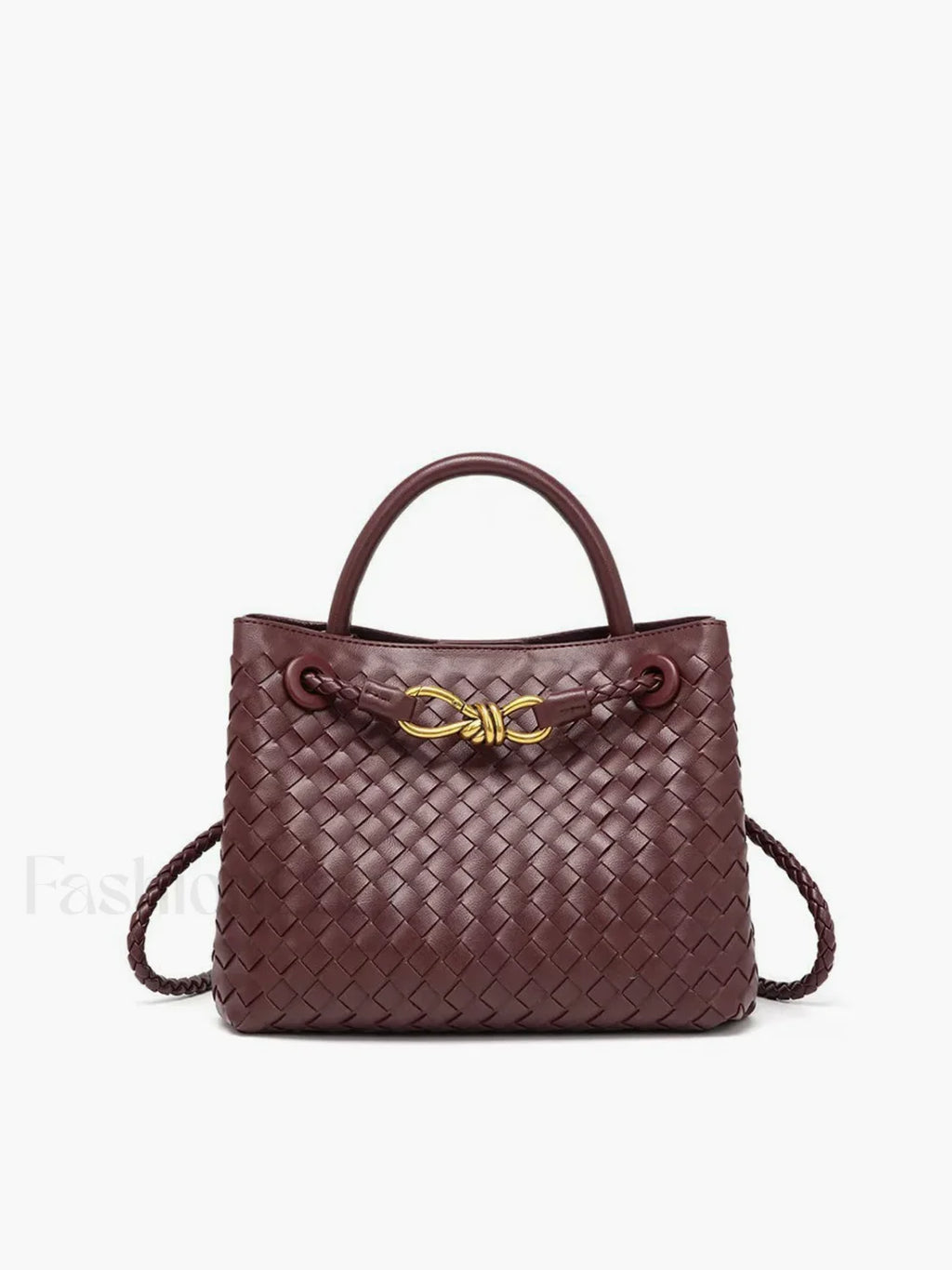 Metal Twist Detail Handle Bag