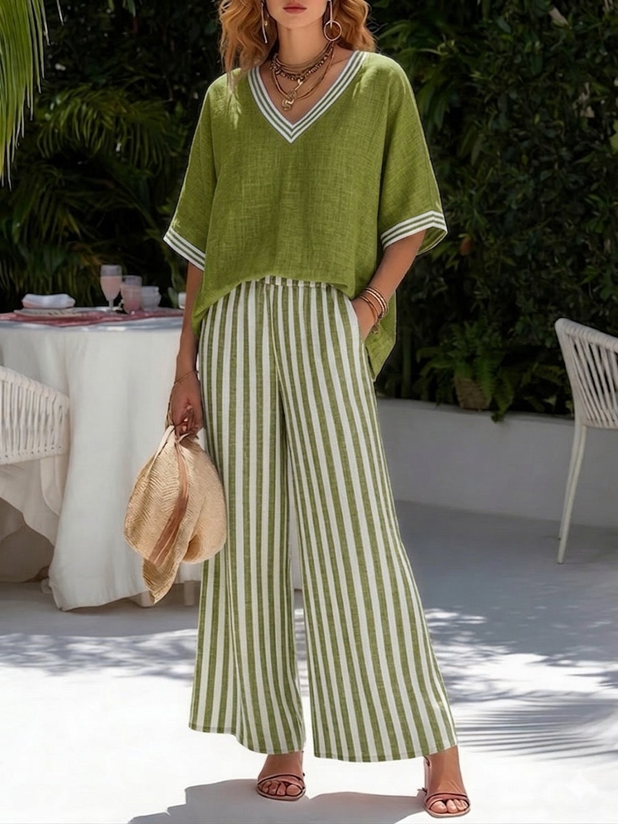 kIKA™ | Set casual in lino e cotone