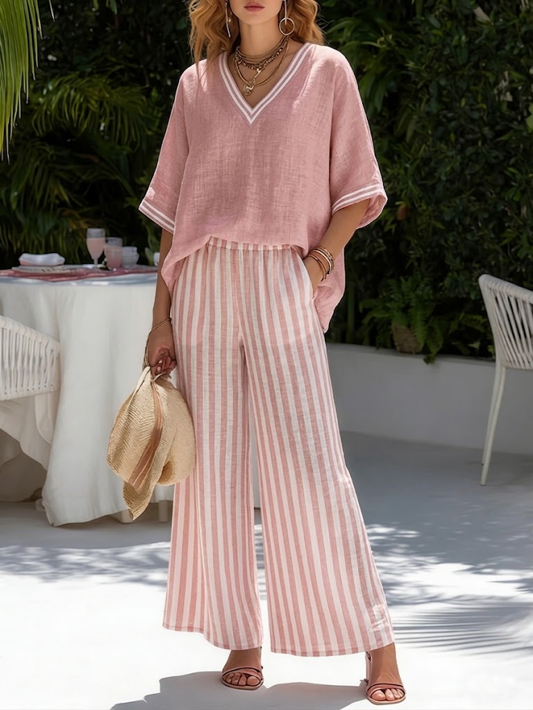 kIKA™ | Set casual in lino e cotone