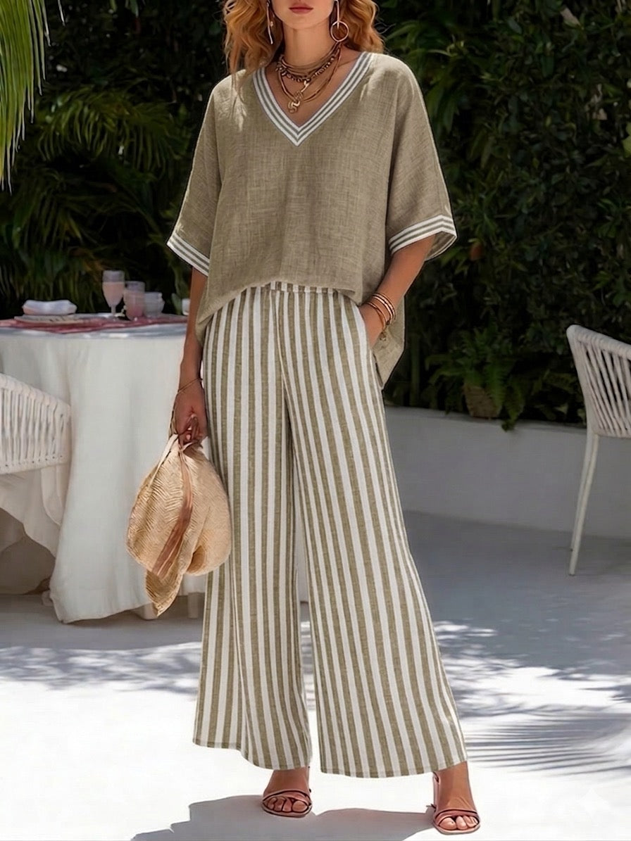 kIKA™ | Set casual in lino e cotone