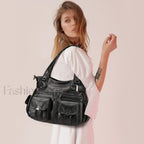 Bolso Tote Grande de Diseño de PU Bandolera y Mensajero
