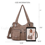 Bolso Tote Grande de Diseño de PU Bandolera y Mensajero