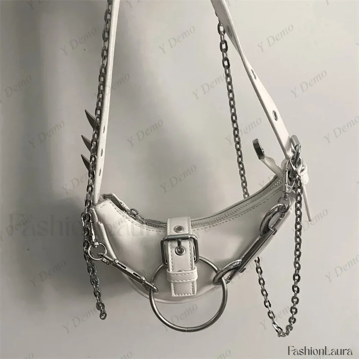 Punk Rivets Gothic Metal Buckles Sparks Crossbody Shoulder Bag